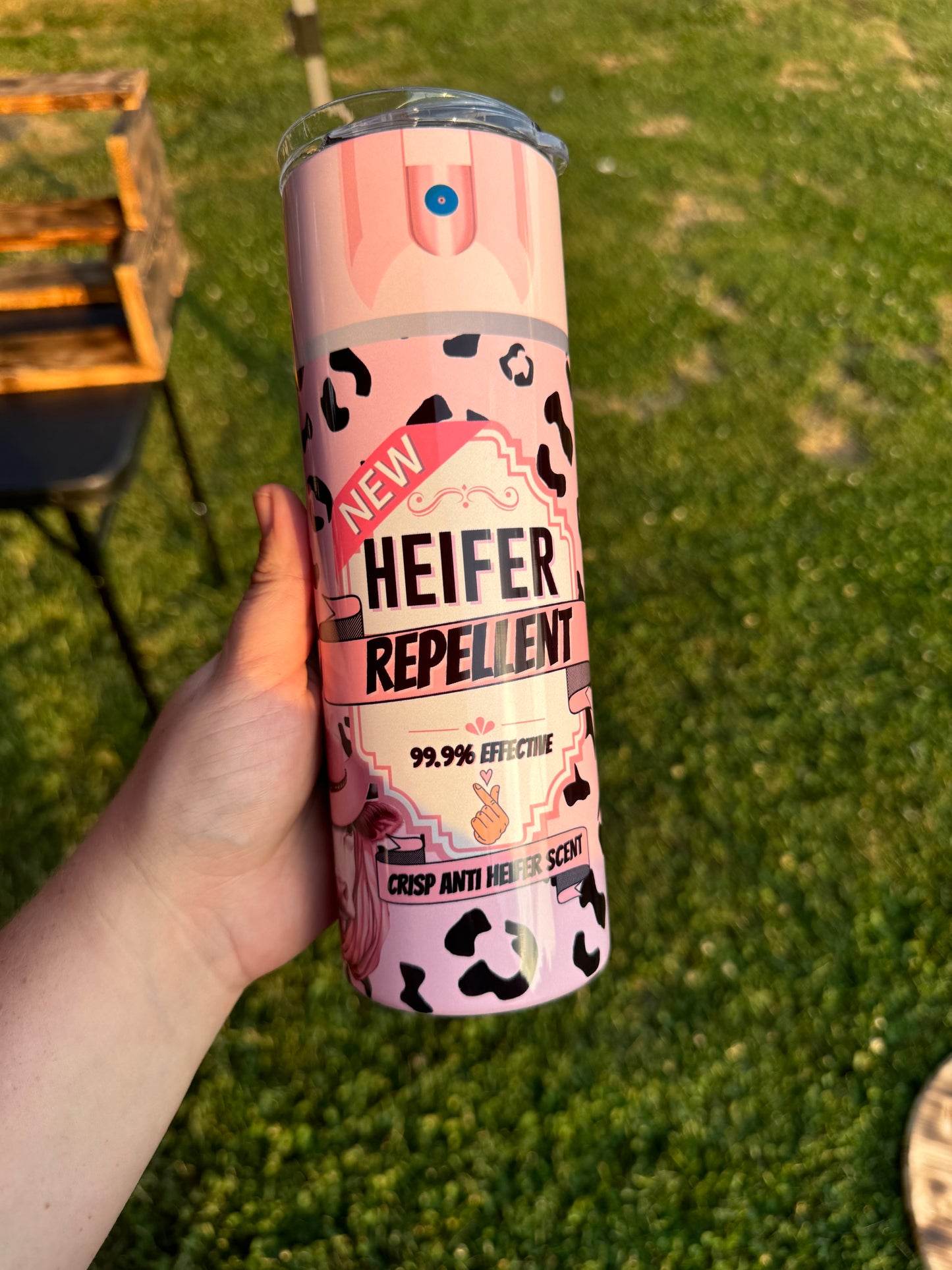 Heifer repellent tumbler