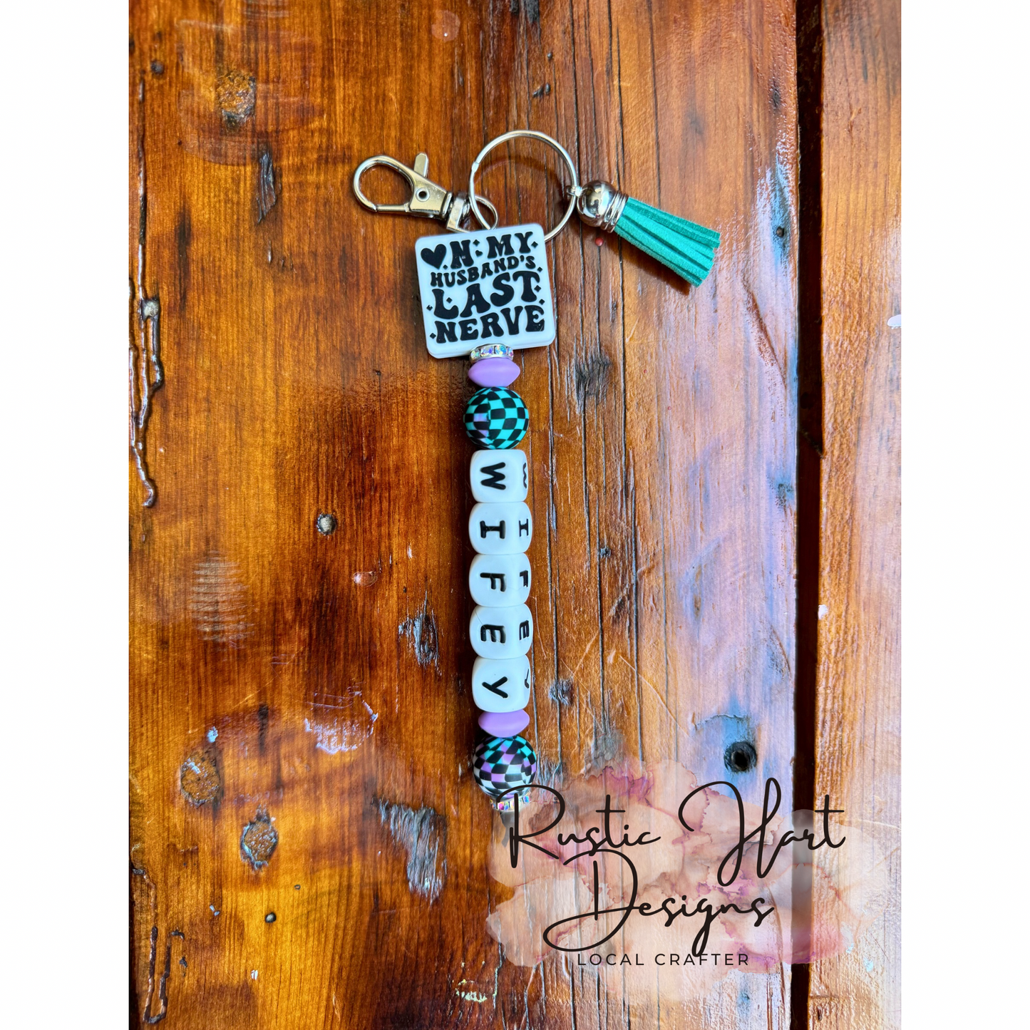 Custom wifey keychain