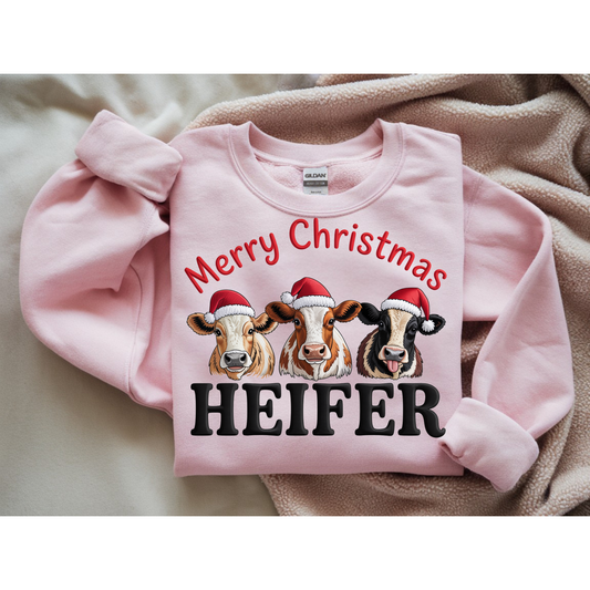 Merry Christmas Heifer (Sweatshirt)
