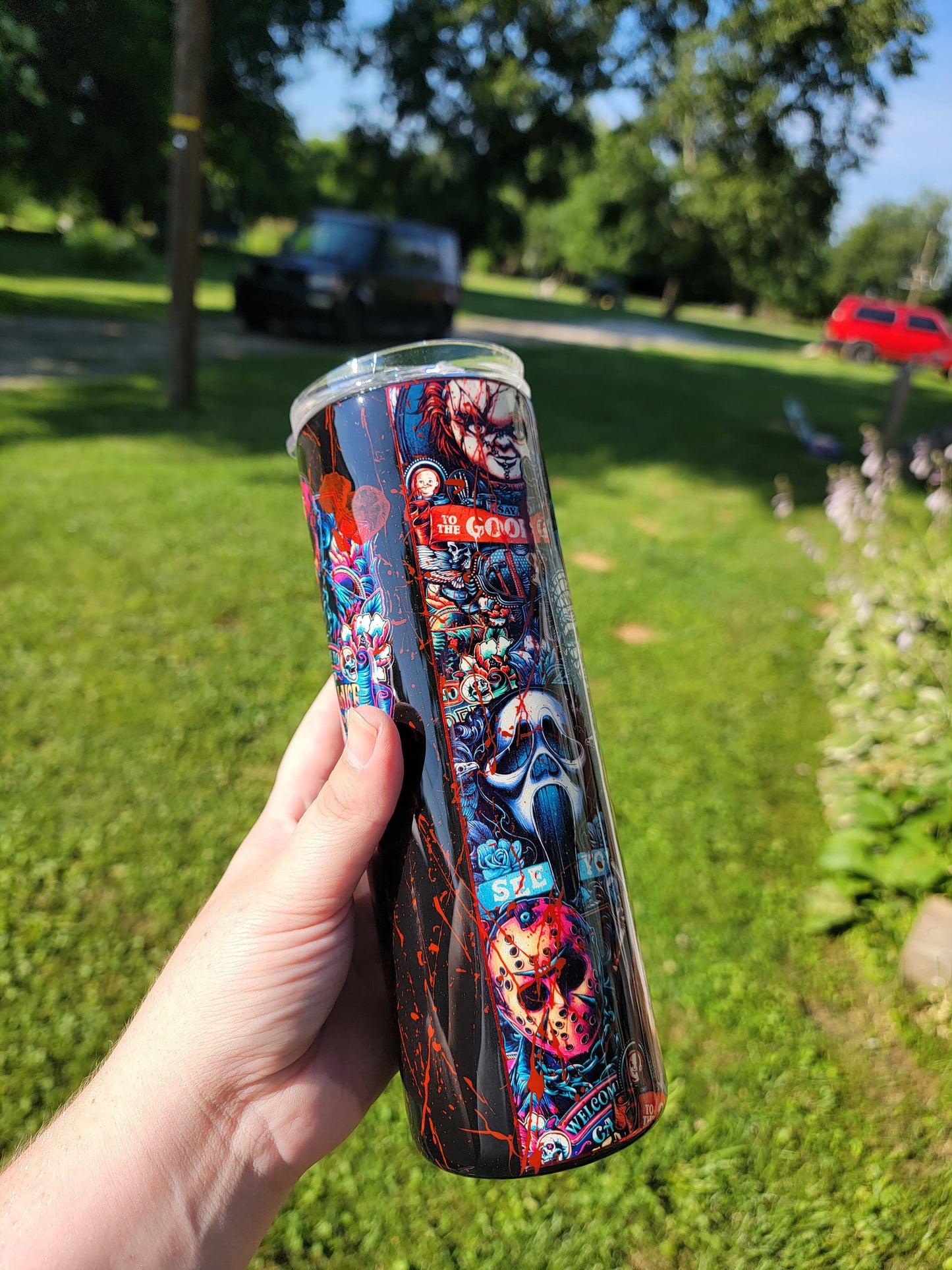 Horror Themed Tumbler