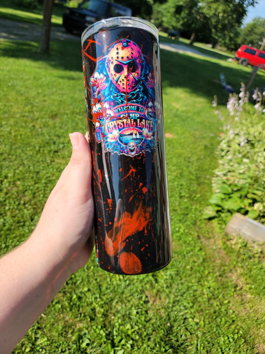 Horror Themed Tumbler