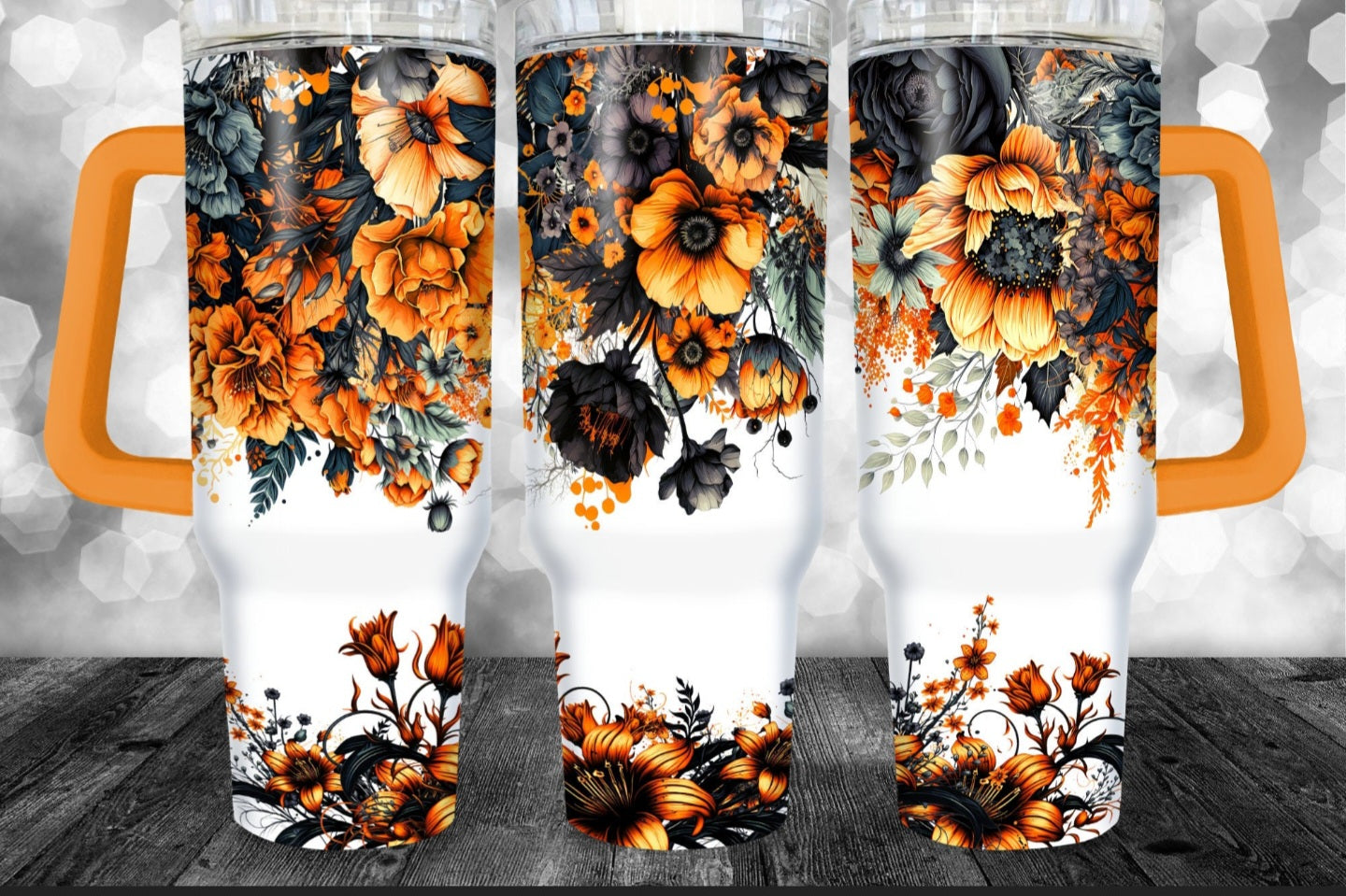 Floral Manley Tumbler