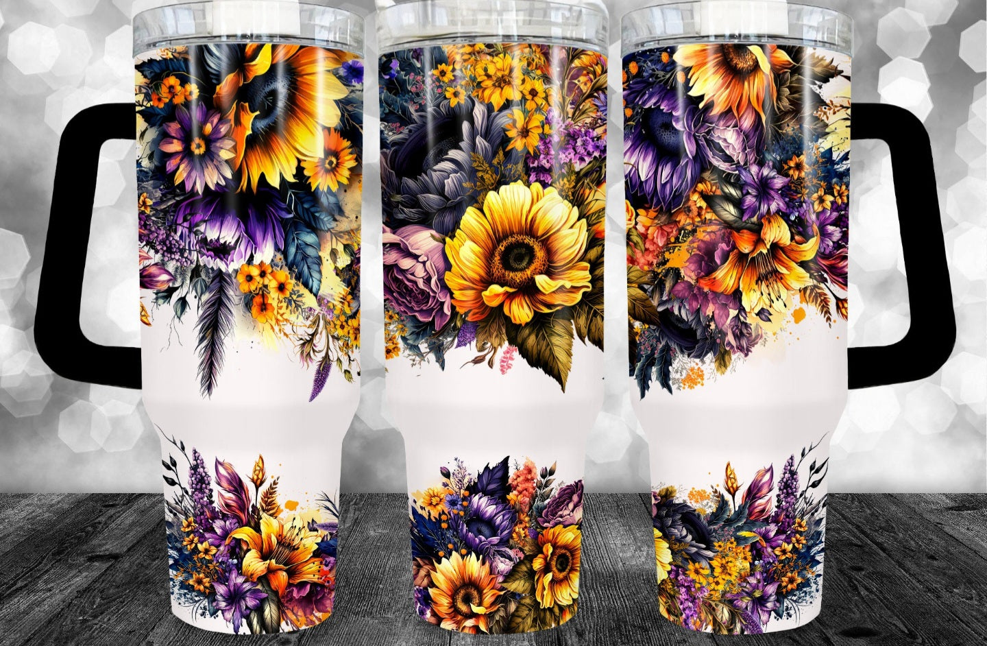 Floral Manley Tumbler