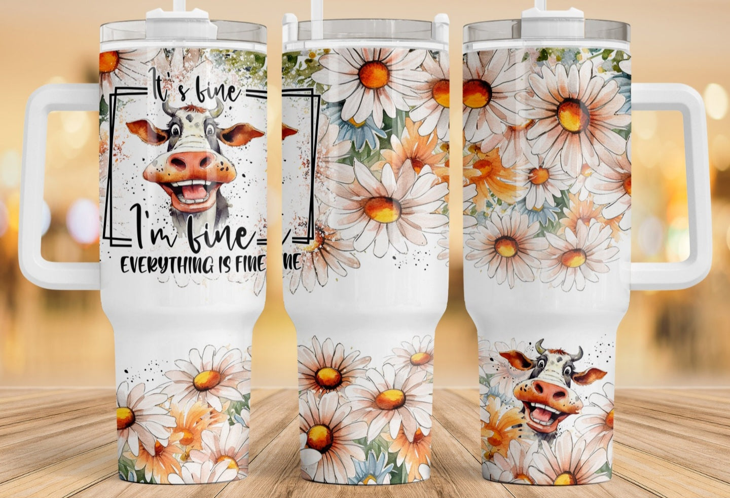 Floral Manley Tumbler