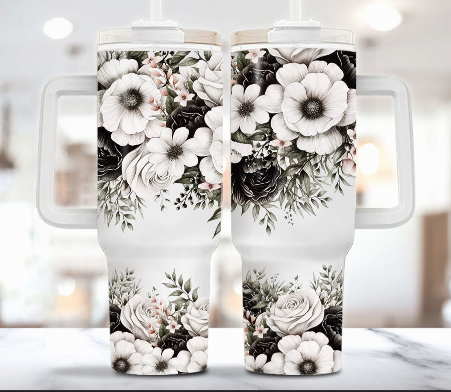 Floral Manley Tumbler