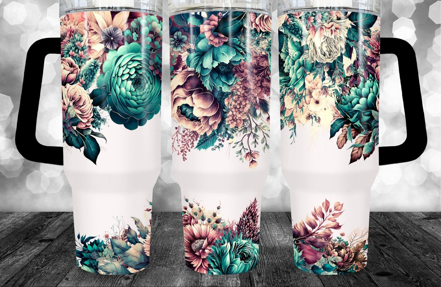 Floral Manley Tumbler