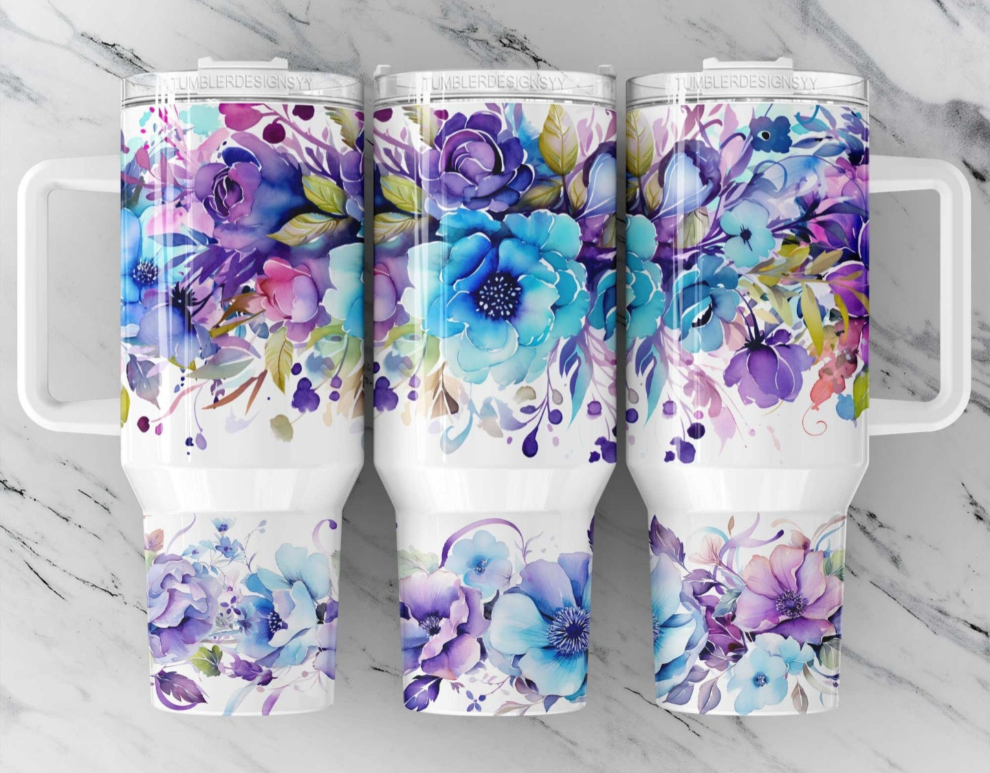 Floral Manley Tumbler