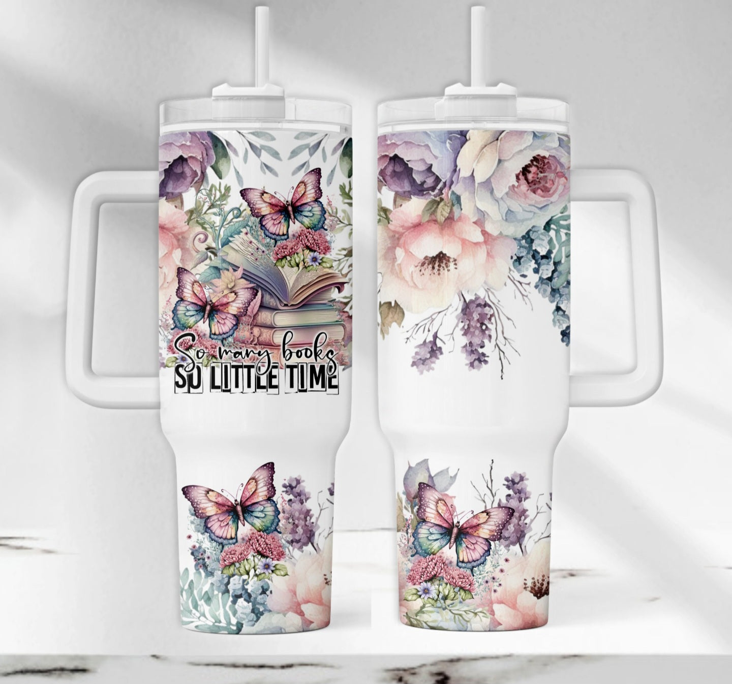 Floral Manley Tumbler